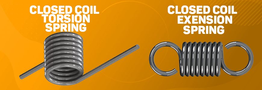 Closed Coil Torsion and Tension Springs