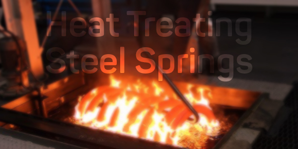 heat treating a spring
