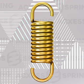 heavy duty extension spring with hefty wire